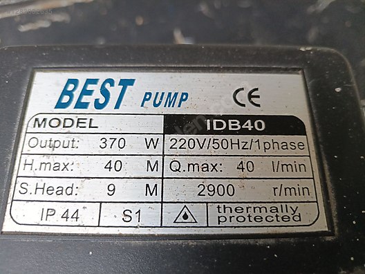 İkinci El ve Sıfır Alışveriş / Bahçe & Yapı Market / Yapı Malzemeleri / Sıhhi Tesisat / Pompa & Hidrofor