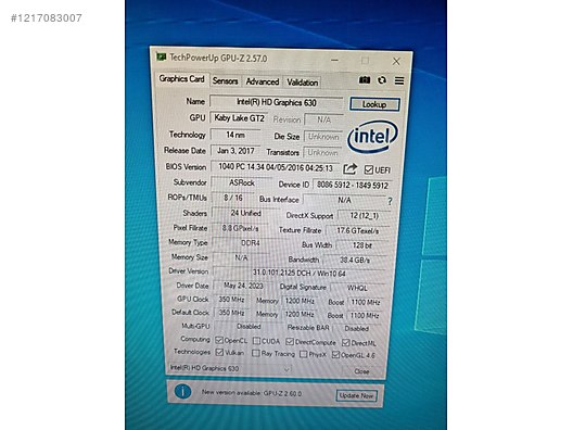 Used & Brand New Items / Computers / Desktops / Models / ASRock