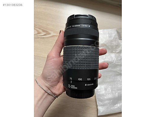 Lenses / Canon EF 75-300mm Zoom Lens on sahibinden.com - 1301083236