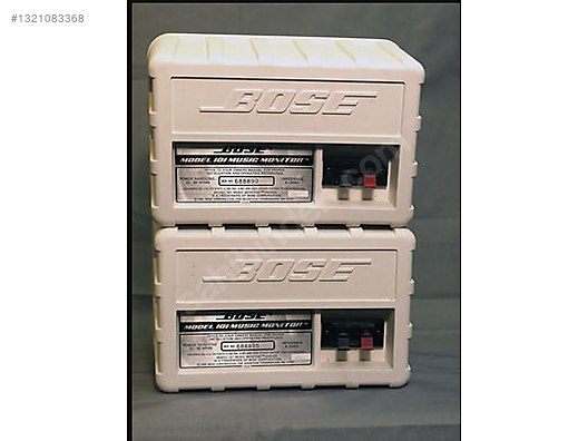 Bose 101 Music Monitor Speakers - Indoor/Outdoor - White - İkinci