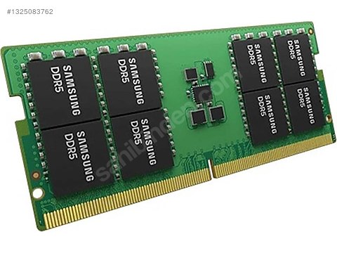 Samsung 2x8GB 16gb DDR5 5600Mhz KUTUSUZ Notebook Ram sahibinden