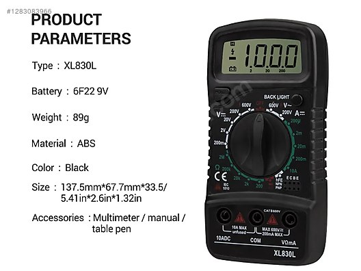 Used & Brand New Items / Electronics / Diagnostic & Test Devices / Multimeters