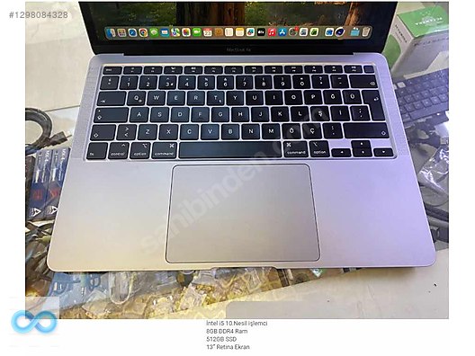 Apple Macbook / MacBook Air 2020 i5 10. Nesil/ 512SSD/8GB Ram/13