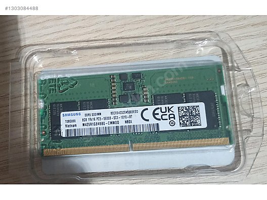 Samsung 8GB DDR5 5600MHz Laptop RAM (M425R1GB4BB0) Uygun Fiyat on