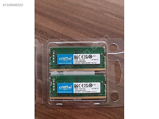 2X8 DDR4 3200 MHZ CRUCIAL LAPTOP RAM sahibinden.comda - 1328085323