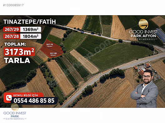 TINAZTEPE/FATİH 3173m² ANA YOLA YAKIN SATILIK TARLA