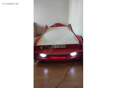 Arabalı Yatak / ışıklı arabalı çocuk yatağı 1028086136