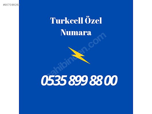 turkcell ozel numara alisveris sifir ikinci el urunlerle sahibinden com da 907086262
