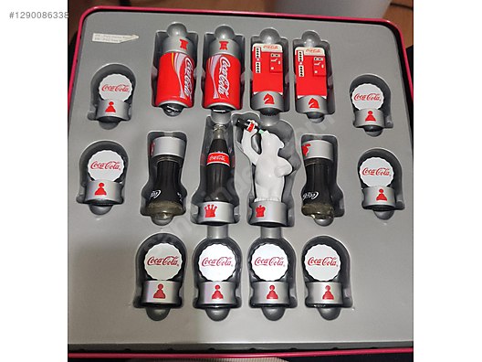 COCA COLA SATRANÇ SETİ DEĞERLİ BİR KOLEKSİYON EKSİKSİZ TÜM SET on
