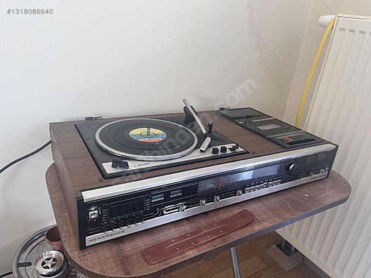 Philips Nordmende Stereo 6005 SCP Vintage Alman Pikap Müzik Seti