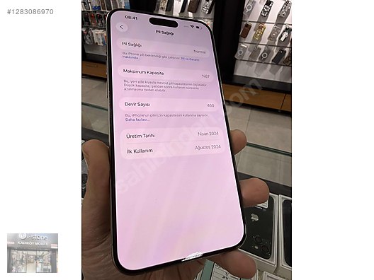 İkinci El 1 TB Apple iPhone 15 Pro Max iOS Cep Telefonu