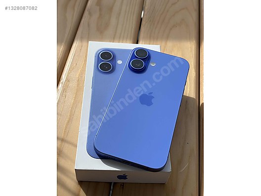 Apple / iPhone 16 / NOKTA HATASIZ 16 Y..d PİL 91 MAVİ sahibinden
