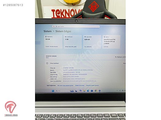 İkinci El ve Sıfır Alışveriş / Bilgisayar / Dizüstü (Notebook) / Laptop / Lenovo