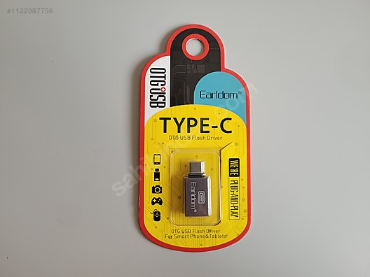 Earldom Cep Telefonu TypeC Usb 2.0 To Usb Çevirici Otg Adaptör At.