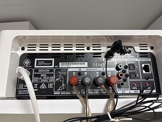 Denon Receiver Amfi - Denon NETWORK CD RECEIVER MODEL NO. RCD-N9
