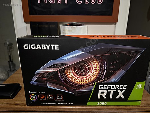 Gigabyte RTX 3080 Gaming OC 10G GDDR6X 320Bit (rev 2.0) sahibinden