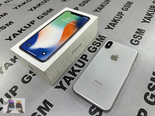 Apple / iPhone X / İPHONE X 64 GB BEYAZ HATASIZ İŞLEMSİZ SORUNSUZ