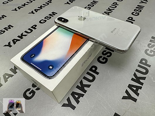 Apple / iPhone X / İPHONE X 64 GB BEYAZ HATASIZ İŞLEMSİZ SORUNSUZ