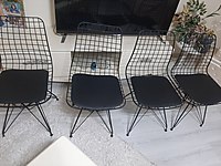 4 adet takım sandalye mutfak yada bahcé