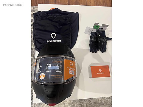 Schuberth C5 XL + SC Edge Interkom + FOX XL Eldiven |sıfır - Çene