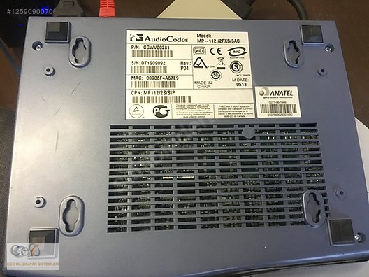 AudioCodes MP-112/2FXS/3AC (SIP) GGWV00281 MP112/2S/SIP VOIP GW - Voip Gateway ilanları uygun fiyatlarıyla sahibinden.com'da