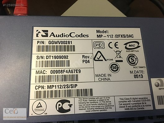 İkinci El ve Sıfır Alışveriş / Bilgisayar / Çevre Birimleri / Modem & Ağ Ürünleri / Voip Gateway