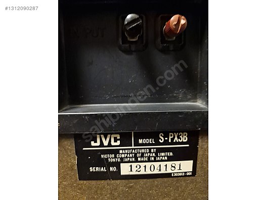 JVC S-PX3B raf tipi hoparlör - İkinci El JVC Raf Tipi Hoparlör