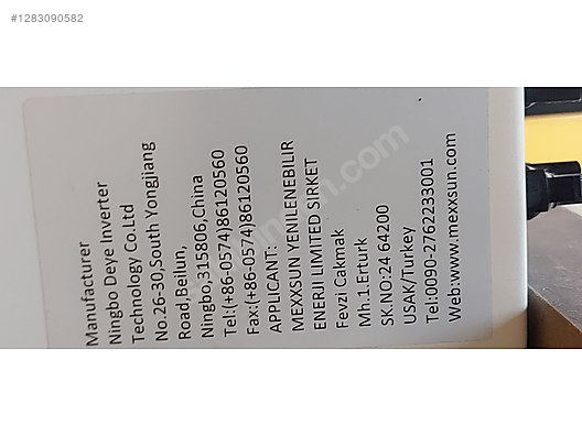 İkinci El ve Sıfır Alışveriş / Bahçe & Yapı Market / Yapı Malzemeleri / Isıtma / Güneş Enerjisi Sistemi