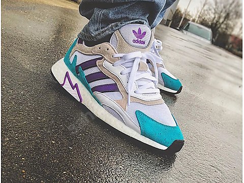 tresc run white purple aqua