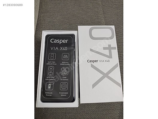 İkinci El ve Sıfır Alışveriş / Cep Telefonu & Aksesuar / Cep Telefonu / Casper / VIA X40