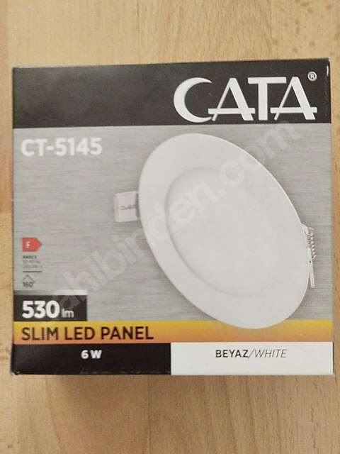 gayet güzel mandallı 6w gücünde beyaz led aydınlatma