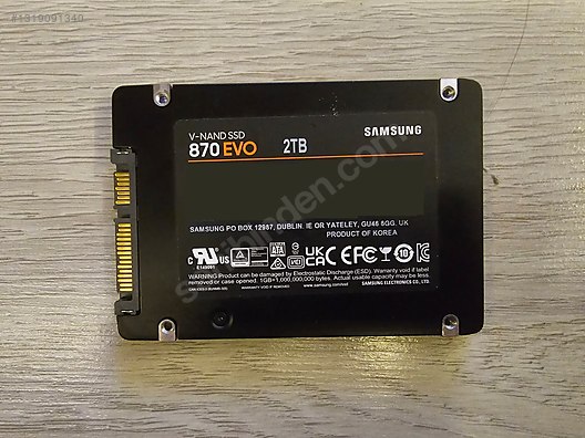 Samsung 870 EVO 2TB SSD 中古 SAMSUNG 870 EVO 2TB SSD DİSK sahibinden.comda - 1319091340