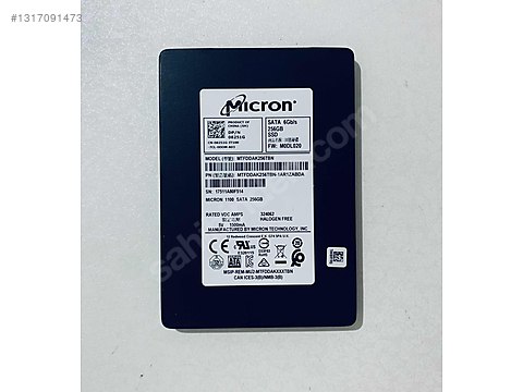 Micron 1100 SATA SSD 256GB 2.5 SATA III SSD sahibinden.comda