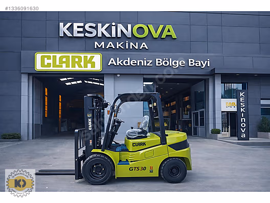 CLARK GTS30D DİZEL FORKLİFT 3 TON 4800 TRP ASANSÖR HYUNDAI MOTOR
