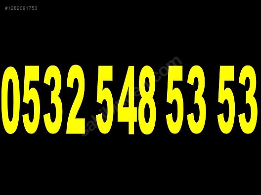 İkinci El ve Sıfır Alışveriş / Cep Telefonu & Aksesuar / Numara / Turkcell