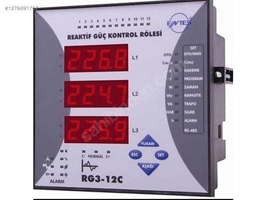 Entes Rg3-12c Güç kontrol rolesi - Sigorta ve Yapı Malzemeleri sahibinden.com'da