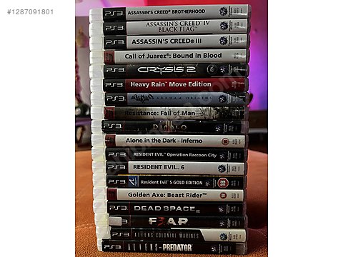 PS3 18 ADET OYUN on sahibinden.com - 1287091801