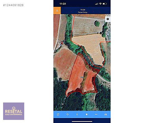 Hançerlide satılık tarla