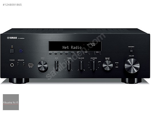 Yamaha Entegre Amfi - Yamaha RN-600A Network Amplifikatör Black