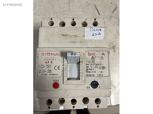 İkinci El ve Sıfır Alışveriş / Bahçe & Yapı Market / Yapı Malzemeleri / Elektrik Tesisatı / Sigorta