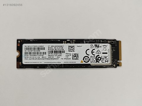 Samsung PM9A1 SSD 1TB⑤◆健康状態100% 1 TB Samsung PM9A1a (OEM 980 PRO) - Sağlık%100 sahibinden.comda