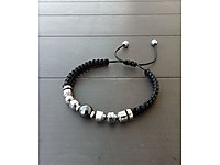 Akik Taşı Makrome Bileklik (Güç ve cesareti temsil eder)