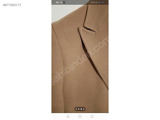 Erkek Orta Fume Italyan Kasmir Slim Fit Kaban Modelleri