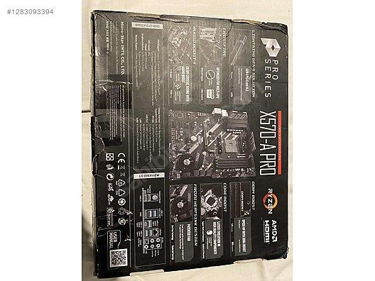 MSI X570-A PRO AM4 DDR4 4400Mhz (O.C) ATX Anakart - Anakart ve Tüm Masaüstü Bilgisayar Parçaları sahibinden.com'da