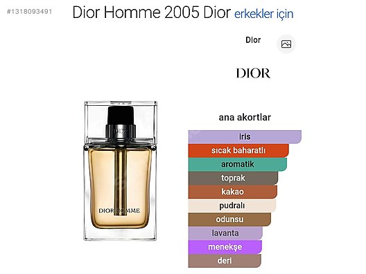 dior homme orjinal on sahibinden.com - 1318093491