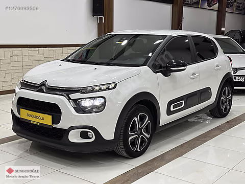 SUNGUROĞLUNDAN 2023 CİTROEN 1.2 C3 FEEL BOLD OTOMATİK...
