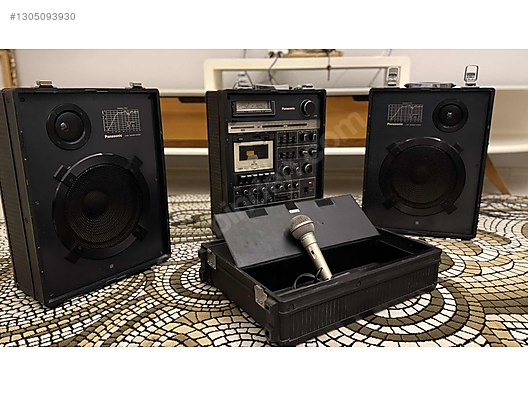 Panasonic RX-A2 Vintage Boombox Set Mikrofonlu Koleksiyon - İkinci