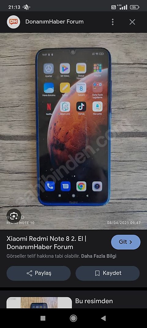 redmi9a temiz