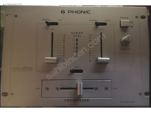 Phonic MX202 2 Kanal DJ Mikser - Arızalı / Parça Niyetine (İzmir