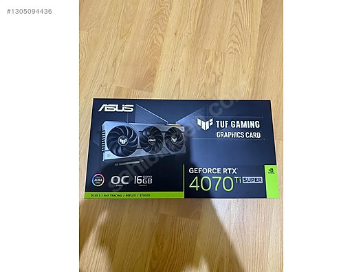 ASUS TUF RTX 4070 Ti SUPER 16GB GDDR6X OC(2670 MHz) EDİTİON
